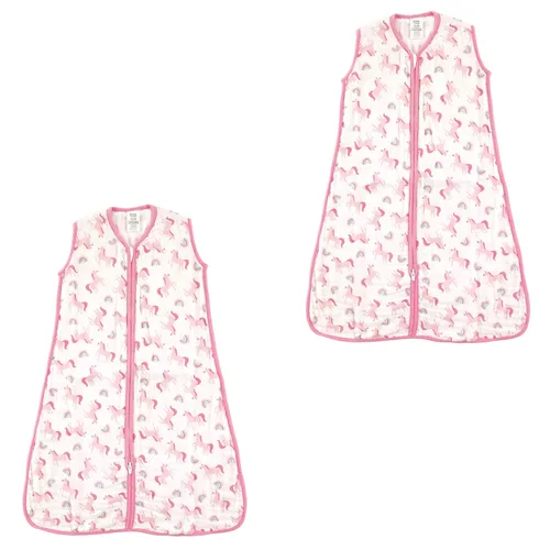 Miniatura 6 de Luvable Friends - Saco de dormir para bebé sin mangas, diseño unisex, Saco de dormir de algodón sin mangas, saco de dormir, manta, 18-24 meses