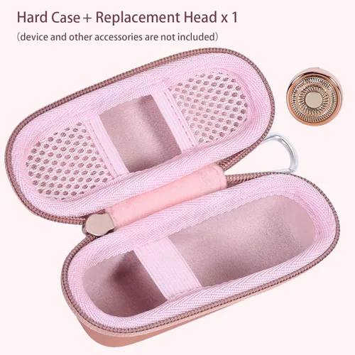 Miniatura 3 de co2CREA Estuche rígido y cabezal de repuesto compatible con Finishing Touch Flawless Facial Removedor de vello facial eléctrico para mujeres
