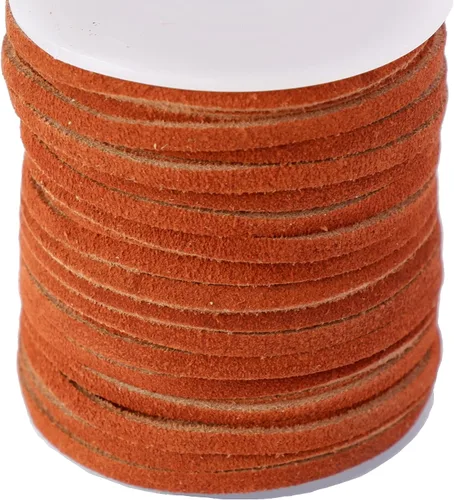 Miniatura 6 de Encaje de gamuza, 1/8" x 27 yardas (beige)