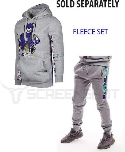 Miniatura 5 de SCREENSHOTBRAND Mens Hip Hop Premium Slim Fit Track Pants - Athletic Jogger Bottom with Side Taping