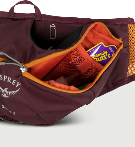 Miniatura 12 de Osprey Savu - Riñonera de ciclismo de 2 litros para hombre y mujer, color morado albaricoque Púrpura
