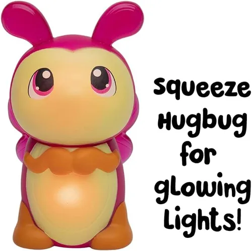 Miniatura 4 de Playskool Glo Friends - Hugbug & Harmony Pop, Push & Roll! - Vehículo cisne - Insecto brillante - Juguete SEL - A partir de 2 años