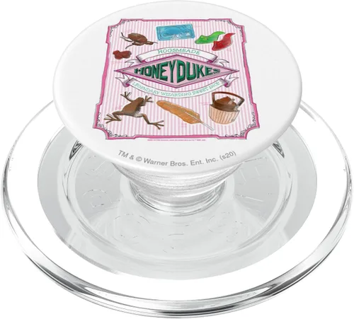 Miniatura 8 de Harry Potter Honeydukes Hogsmeade etiqueta PopSockets agarre y soporte para teléfonos y tabletas, Negro