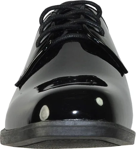 Miniatura 6 de VANGELO Zapato de vestir Oxford con cordones para niños, zapatos de esmoquin para bailes, uniformes, bodas, eventos formales, tamaño desde niños