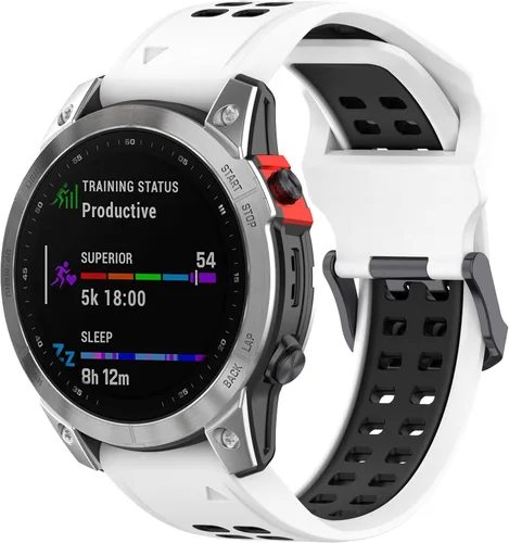 Miniatura 8 de Correas de reloj compatibles con Amazfit Falcon Correa de reloj de 0.866 in de ancho, compatible con correa de silicona de repuesto para reloj
