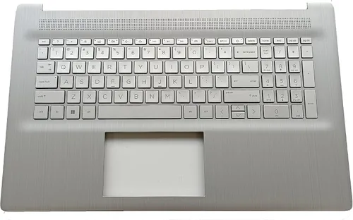 Reemplazo de la caja superior del ordenador portátil Palmrest retroiluminado parte del montaje del teclado para HP 17-CN 17-CP17T-CN 17Z-CP