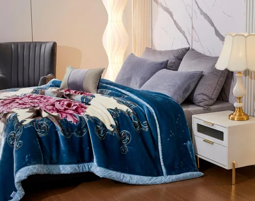 Miniatura 3 de LGYKUMEG Manta coreana con peso de 79 x 91 pulgadas, cálida manta de felpa de forro polar de invierno, súper suave y cálida, manta reversible de 2