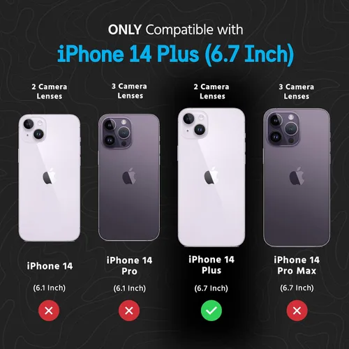 Miniatura 7 de Pelican Protector Series - Funda compatible con carga magnética resistente para iPhone 14 Plus (2022) diseñada para caber perfectamente