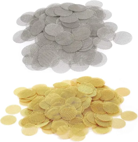 Miniatura 5 de 100 pantallas de tubería, filtros de tubo de 3/4 pulgadas, 50 pantallas de tubería de acero inoxidable de primera calidad y 50 filtros de latón