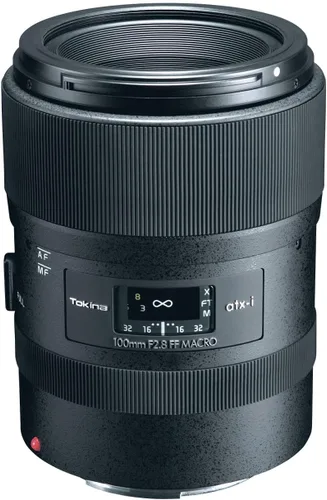 Tokina 634455 ATX-i 3.937 in F2.8 FF Macro Canon EF Montura Tamaño Completo Compatible Negro
