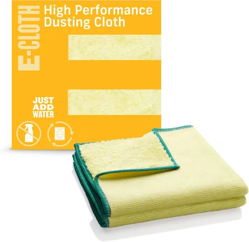 E-Cloth Paño para quitar el polvo de alto rendimiento, plumeros de microfibra para limpieza, suministros para limpieza, paños lavables para