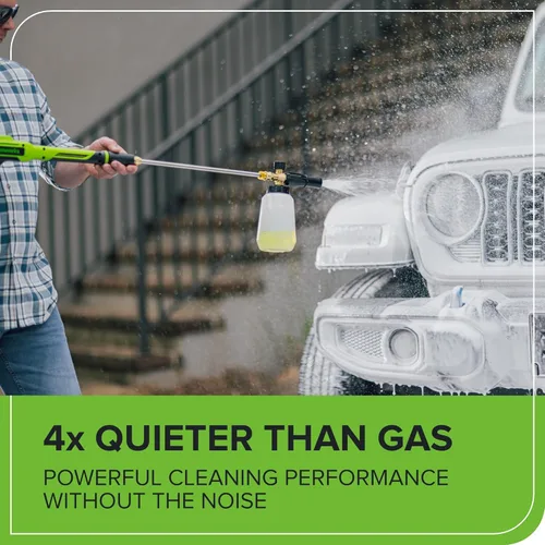 Miniatura 12 de Greenworks Lavadora a presión eléctrica Pro sin escobillas de 3000 PSI (certificado CSA) 2.0 GPM Max / 1.1 GPM