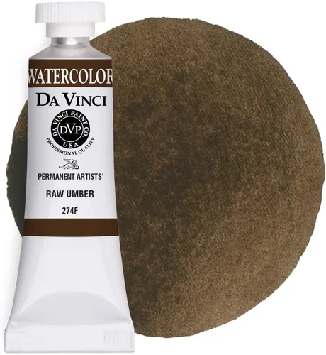 Miniatura 110 de DA VINCI PAINTS Pintura de acuarela para artista profesional, Gamboge (tono), 0.5 fl oz