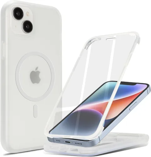 Miniatura 17 de Funda magnética para iPhone 12 mini con protector de pantalla integrado, compatible con MagSafe, para Apple 12 Mini, fundas de cuerpo completo