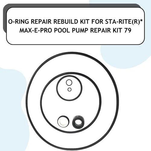 Miniatura 2 de Kit de reparación de juntas tóricas para Sta-Rite Max-E-Pro Kit de reparación de bomba de piscina 79