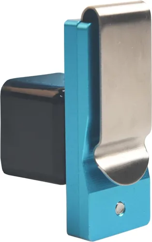 LAKE OF FIRE Soporte para Tiza de Billar, Soporte para Tiza de Taco de Billar con Clip Magnético para Cinturón, Accesorios para Billar y Snooker Azul