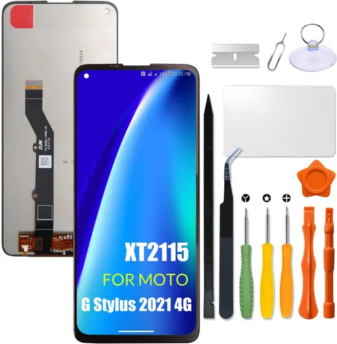 Reemplazo para Motorola Moto G Stylus 2021 Pantalla LCD para Moto XT2115 XT2115-1 XT2115DL Pantalla táctil Digitalizador Asamblea Pantalla LCD con