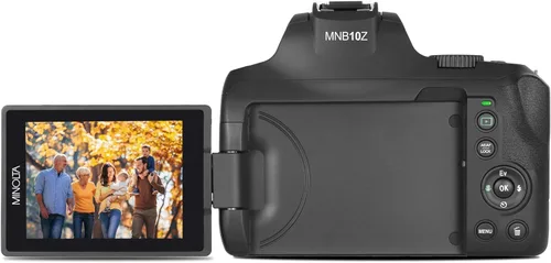 Miniatura 5 de Minolta Cámara digital de enfoque automático de 64 megapíxeles con zoom óptico de 10x, video 4K Ultra HD y disparo macro, paquete con tarjeta