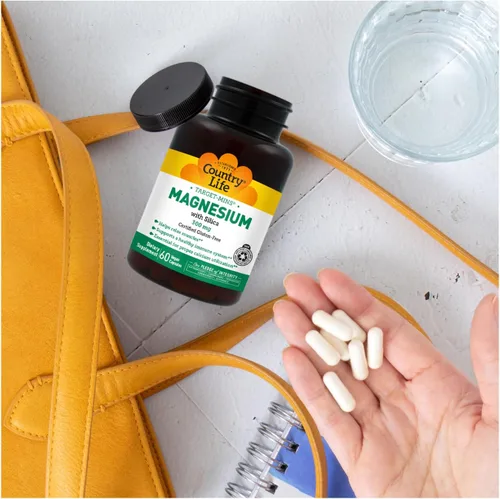 Miniatura 7 de Target-Mins Magnesio con sílice 300 mg, 60 cápsulas veganas, certificado sin gluten, certificado vegano