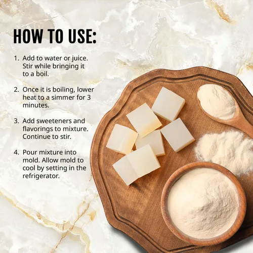 Miniatura 5 de Kate Naturals Polvo de agar agar para cocinar y platos de Petri. Polvo sustituto de gelatina vegana sin sabor para hojas de gelatina y halal