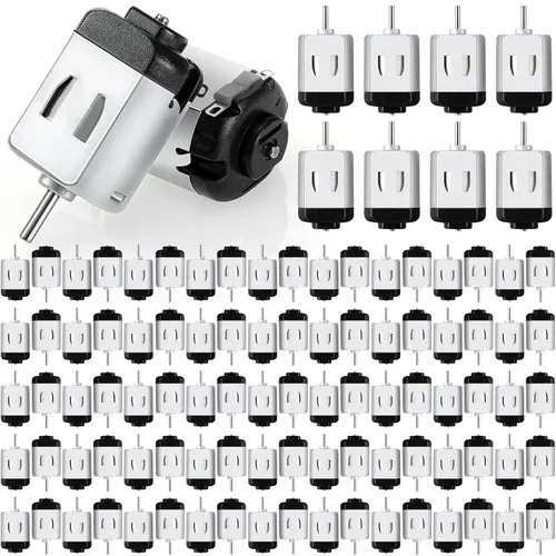 Miniatura 8 de Coume Paquete de 40 motores CC 1.5-3V 23000rpm Mini Hobby Motor eléctrico de alta velocidad para bricolaje Control remoto Juguete Experimentos