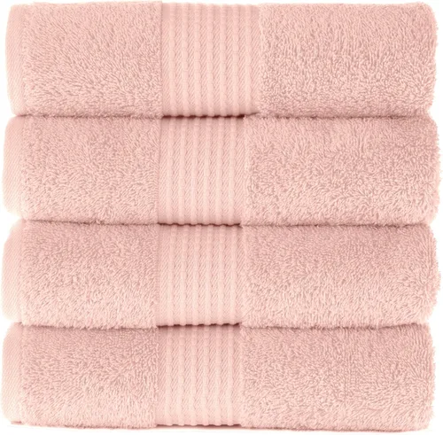 Miniatura 63 de MAURA Basics - Toallas de baño de 100 % algodón turco con bucles de gancho. Juego de toallas de felpa absorbentes de lujo extra grandes para baño