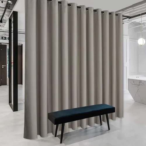 Miniatura 116 de RYB HOME - Cortinas extra largas con bloqueo de luz, persianas opacas insonorizadas para privacidad para cine en casa, oficina, fondo de patio, sala