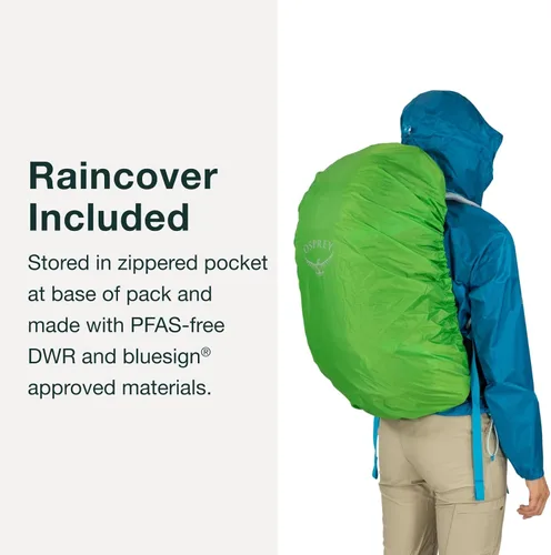Miniatura 5 de Osprey Hikelite - Mochila de senderismo ligera de 32 litros, mochila de viaje duradera con cubierta para lluvia para hombres y mujeres