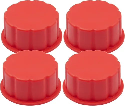 4 tapas para latas de gasolina, tapa de gas de rosca gruesa de 5 galones para gasolina, tapa de tanque de gas de plástico y metal, cubierta portátil