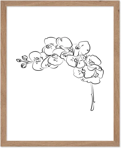 Miniatura 36 de Poster Master Póster de peonías – Estampado de flores retro – Ilustración floral – Ilustración en blanco y negro – Diseño de línea y abstracto
