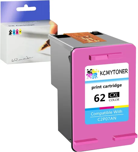 Cartucho de tinta remanufacturado de alto rendimiento de repuesto para HP 62 XL 62XL C2P07AN compatible con impresora Envy 5640 5642 5643 5644 5646