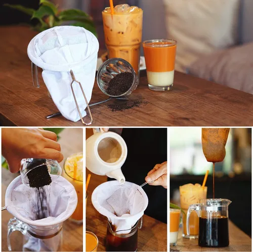 Miniatura 5 de Filtro de Té Estilo Tradicional Tailandés de Acero Inoxidable Tamaño 3 Pulgadas, Uso Amistoso y Duradero, Compatible con Todos los Tipos de Té