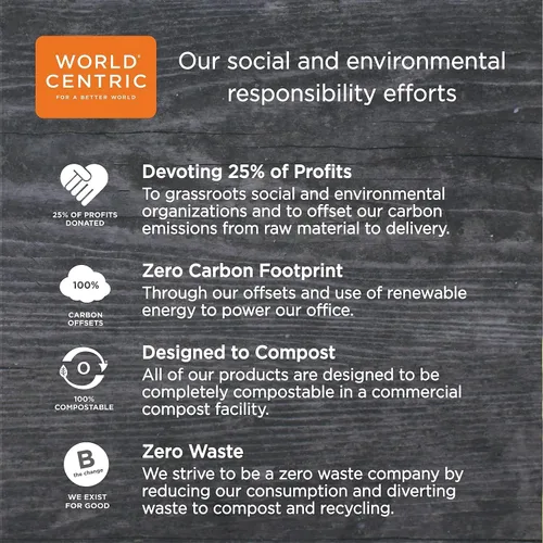 Miniatura 7 de World Centric CP-CS-9Q - Vasos Ingeo 100 % compostables
