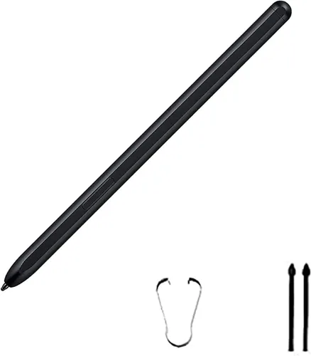 Repuesto de bolígrafo Galaxy Z Fold 4 + 2 puntas de bolígrafo para Samsung Galaxy Z Fold 4 S Pen Touch Stylus S Pen + puntas de repuesto Negro