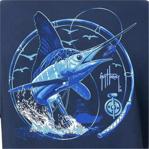 Miniatura 152 de Guy Harvey Camiseta de manga corta Threadcycled para hombre
