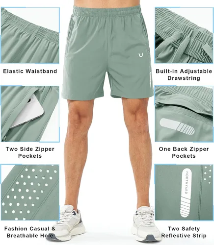 Miniatura 109 de NORTHYARD - Pantalones cortos deportivos para correr para hombres, ligeros, de secado rápido, 7, 5 o 9 pulgadas, para senderismo, deportes, gimnasio