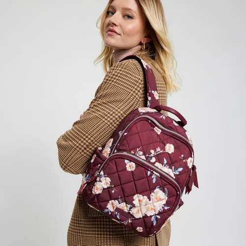 Miniatura 4 de Mochila pequeña de sarga de rendimiento para mujer, Floraciones y ramas