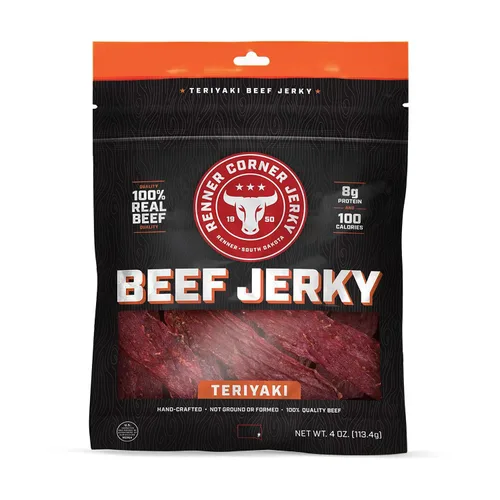 Miniatura 12 de Renner Corner Jerky's Maple Jalapeño Beef Jerky (2.5 onzas) - 100% natural, carne de res premium hecha a mano, fabricada en Dakota del Sur, sin