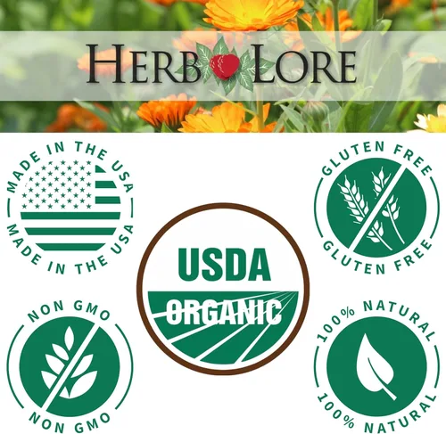 Miniatura 6 de Herb Lore Organic Goats Rue Tintura - Suplemento de lactancia para lactancia materna - Apoyo natural de producción de leche materna para aumentar