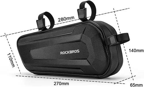 Miniatura 7 de Bolsa de motocicleta Bolsa impermeable Bolsa de motor de motocicleta de gran capacidad Práctica fácil instalación Triangular Accesorios