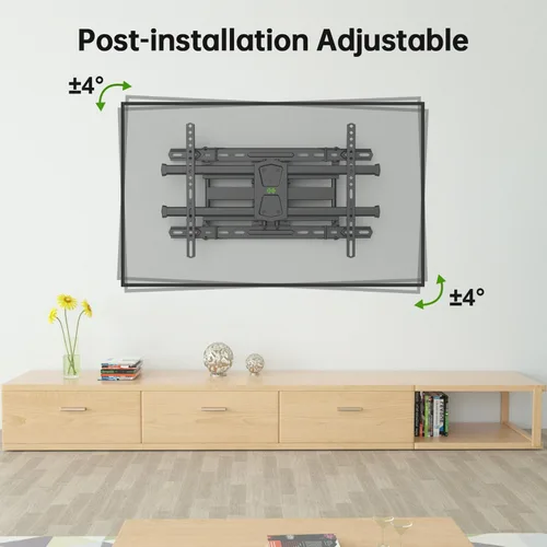 Miniatura 6 de USX MOUNT Soporte de pared para TV con certificación UL para televisores de 42 a 84 pulgadas de hasta 110 libras y pernos de madera de 8 a 24