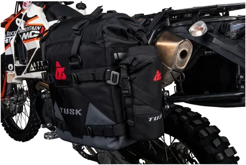 Miniatura 4 de Bolsas de alforja Tusk Pilot con portabotellas