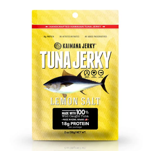 Miniatura 15 de Kaimana Ahi Atún Jerky, chile hawaiano, 2 onzas, capturado en la naturaleza, alto en Omega 3, totalmente natural, fabricado en los Estados Unidos