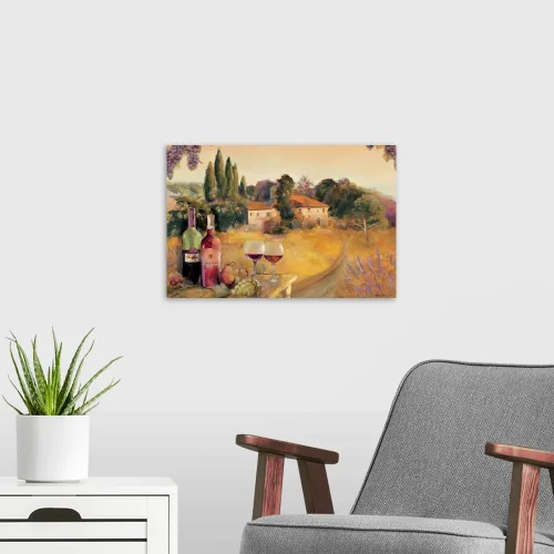 Miniatura 3 de CANVAS ON DEMAND Spoleto - Lienzo decorativo para pared, diseño tradicional de la tarde de Marilyn Hageman, decoración del hogar, obras de arte, 18
