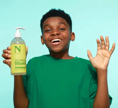 Miniatura 5 de Dr. Natural Jabón para niños 3 en 1 sin lágrimas Baby Plus - Jabón y champú de pies a cabeza - Gel de baño hidratante para piel sensible - Cítricos