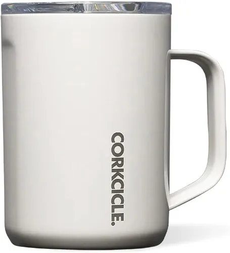 Miniatura 8 de Corkcicle Taza de Café Clásica - Acero Inoxidable con Triple Aislamiento para Viajes - Tapa a Prueba de Roturas - Mantiene la Bebida Caliente por