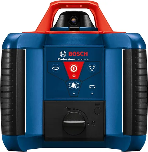 Miniatura 3 de BOSCH GRL900-20HVK REVOLVE Kit láser rotativo horizontal/vertical autonivelante, incluye trípode, varilla de grado, receptor, baterías 2 D, funda