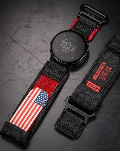 Miniatura 2 de Correa de reloj de liberación rápida para Samsung Galaxy Watch 7/6/5/5 Pro/4/3/Gear S3/S2/Active 2, correa de nailon para Amazfit GTS 4/4