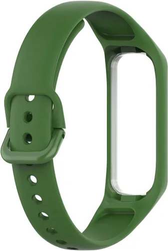 Miniatura 2 de Compatible con Samsung Galaxy Fit2 SM-R220 Bandas para mujeres y hombres, correas de repuesto de silicona deportivas ajustables para Samsung Galaxy