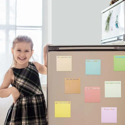 Miniatura 7 de Zonon 36 notas adhesivas inspiradoras de 3 x 3 pulgadas, divertidos bloc de notas motivacionales, regalos de regreso a clases, para profesores